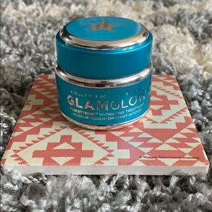 Glam glow thirsty mud hydrating treatment.